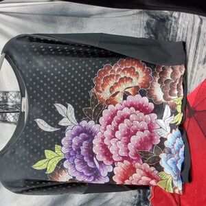 Yoana Barachi silk floral shirt